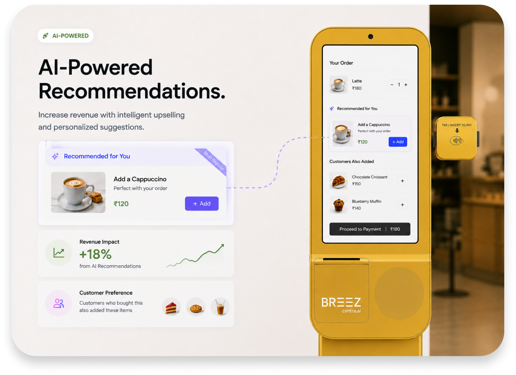 Breez self-service kiosk faster transactions